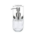 thumbnail image 2 of 4 Pack Jar Soap Dispenser Lids with Pumps,Lotion for 16Oz Regular Mouth Decor,Silver, 2 of 2