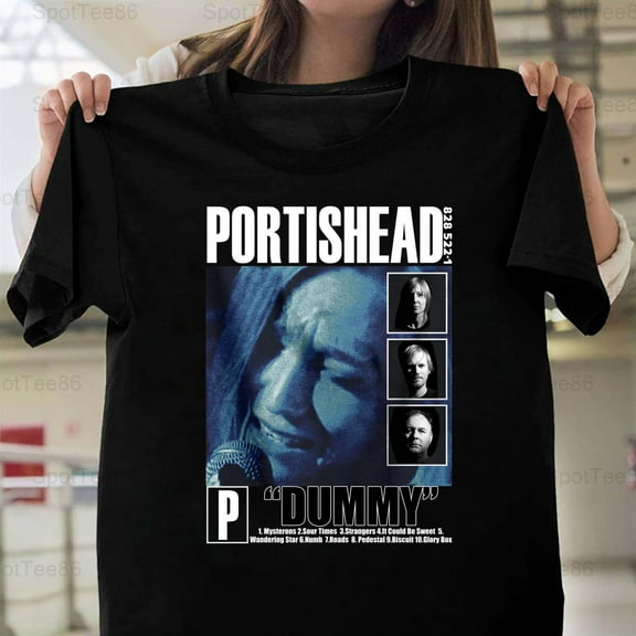 Portishead Dummy Vintage 90s Trip Hop Retro Rock Music Album Graphic G025 Unisex T-Shirt, Up to Size 5XL