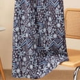 thumbnail image 5 of Chemise de Nuit pour Femmes, Manches Courtes à Col Rond Imprimé, Robe d'Allaitement, Rayonne Spandex Douce, Robe de Détente Longueur Genou, 5 of 5