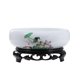 thumbnail image 1 of Cuenco de flores hidropónico de cerámica, maceta de estilo chino con soporte, cuenco de agua interior al aire libre para plantas bonsái, maceta de jardín decorativa para el hogar de la oficina, 1 of 7