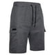 thumbnail image 1 of pstuiky Abreviatura para hombres, Pantalones cortos cargo para hombre, para correr, con múltiples bolsillos y cintura elástica para senderismo. Pantalones cortos de golf, 1 of 9