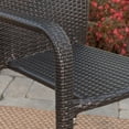 thumbnail image 3 of Spiegel Outdoor 7 Piece Dining Set with Teak Finished Wood Table and Brown Chairs, 3 of 6