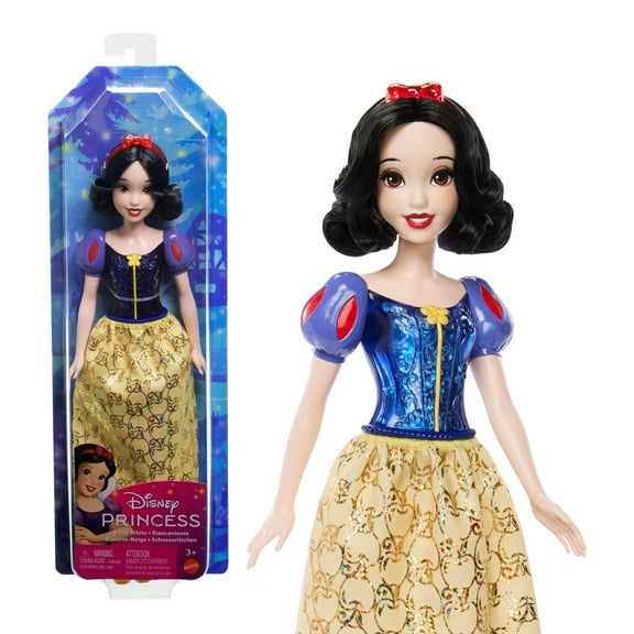 Disney Princess Snow White Fashion Doll with Black Hair, Brown Eyes & Hair Accessory