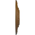 thumbnail image 4 of Ekena Millwork 17 5/8"OD X 3 5/8"ID X 1 7/8"P Orleans Ceiling Medallion (Fits Canopies up to 4 5/8"), Hand-Painted Smokey Topaz, 4 of 7