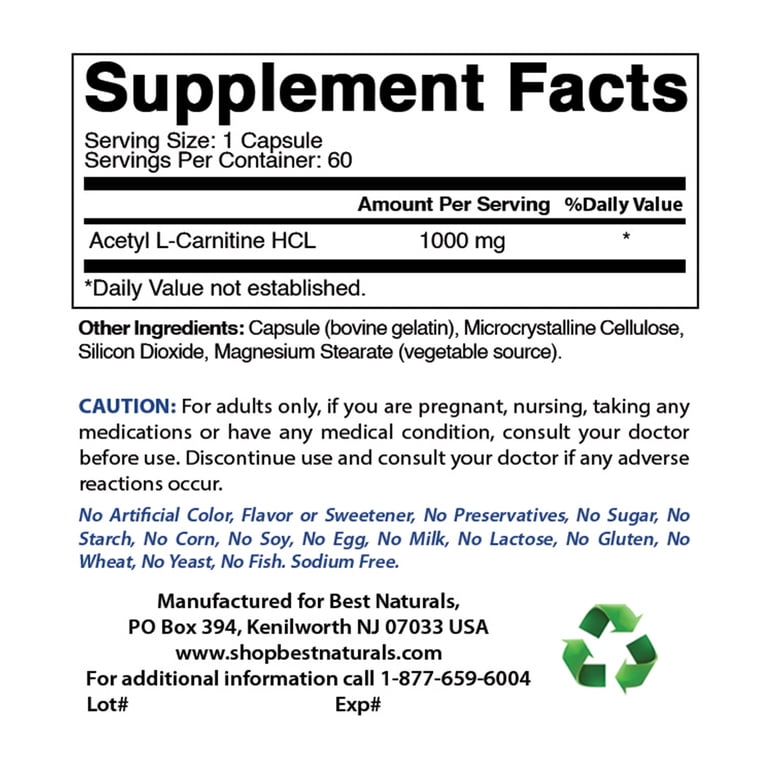 jacked factory acetyl l-carnitine hcl Lean-XT Non-Stim Fat Burner