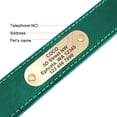 thumbnail image 5 of Beirui Custom Real Leather Dog Collar Personalized Brass Name Plate Adjustable for Small Medium Large Dogs, 5 of 13