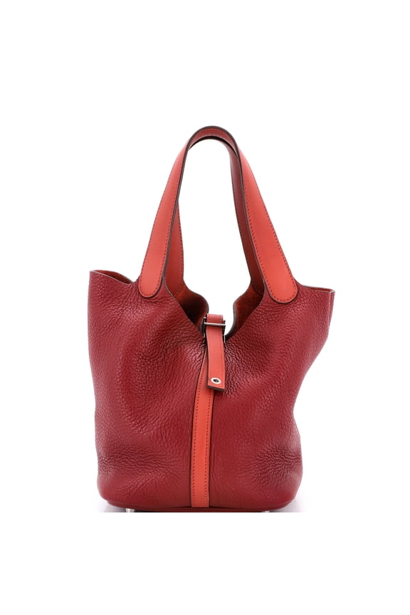 Pre-Owned Picotin Lock Bag Bicolor Clemence MM By Rebag