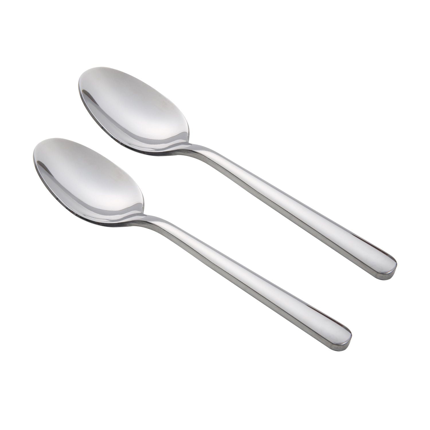 Cuillères à dîner en acier inoxydable forgé HomeTrends, 2 pièces, argent