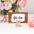 thumbnail image 3 of Koyal Wholesale Terracotta Place Cards for Wedding Party Tables, Seating Name Place Cards for Holders, 60 Pack, 3 of 5