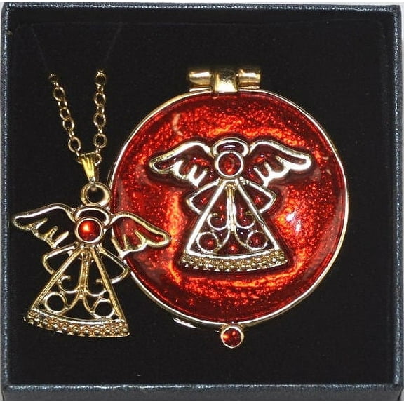 Lot of 101 Sets of Women's Angel Birthstone July Pendant With Trinket Box