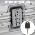 thumbnail image 3 of Visland Universal Suitcase Key for Luggage Locks Multifunctional TSA002 007 Key Convenient Airport Security Inspection Luggage Key, 3 of 8