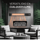 thumbnail image 2 of Nuur - Calentador Electrico de Halogeno para Patio Exterior 1500W con Control Remoto, 3 Niveles de Potencia (500W/1000W/1500W), Montaje en Pared, Apagado Automatico, Angulo Ajustable - CALEXEL, 2 of 8