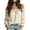 Beige, variant on Womens Casual Off Shoulder Tops,Long Sleeve Ruffle Flowy Chiffon Blouses Shirts,Mint Green Women's S-XXL