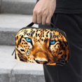 thumbnail image 2 of Leopard Electronic Organizer Travel Case, Waterproof Oxford Cloth Storage Pouch Bag, Box with Cord Organizer Storage for Computer Cable Organizer, 5.9x9.44x3.14 in., 2 of 6