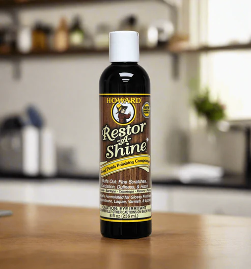 Howard Products, Wood Polish and Conditioner, Beeswax, Orange Oil