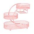 thumbnail image 3 of Soporte para cesta de frutas, cesta para verduras, frutero para aperitivos en la encimera Rosa, 3 of 8