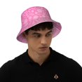 thumbnail image 4 of Balery Breast Cancer Pink Ribbons Awareness Sombreros para el sol para hombre y mujer, sombrero de pescador con UPF 50+, 4 of 6