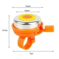thumbnail image 3 of Bike Bell with Sunflower Decoration Clear Loud Sound Easy to Install Aluminum Alloy Children Bicycle Handlebar Bell-Orange, 3 of 8