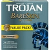 TROJAN Sensitivity Bareskin Lubricated Latex Condoms 24 ct (Pack of 2)
