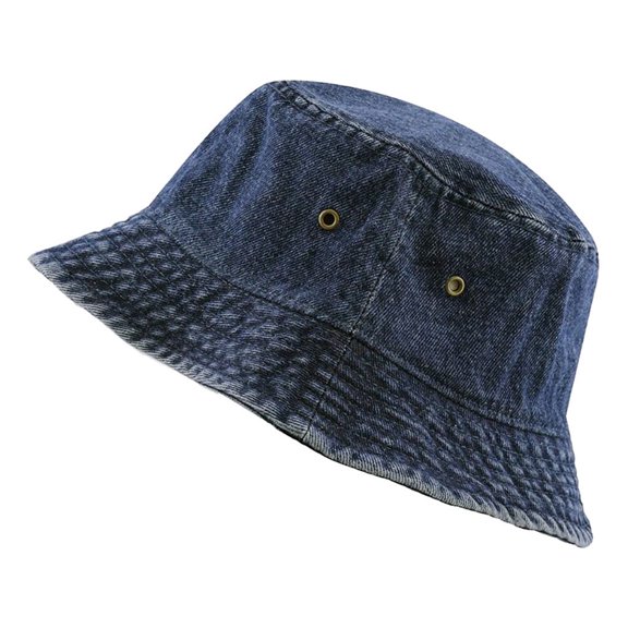 Classic Denim Fishing Hat for Men Women Fisherman Bucket Hat Solid Adjustable Warehouse Washed Comfortable Bucket Hat Outdoor Travel Sun Hat Portable And Storage Bag Summer Sun Hat