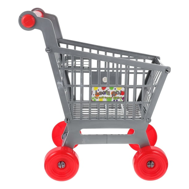 1Pc Kids Mini Supermarché Chariot Jouet Enfants Simulation Panier Jouet 