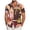 Shirt249-Brown, variant on UAYOTSE Mens Button Down Short Sleeve Shirts Summer Beach Vacation Untucked Casual Tops Shirt,Sizes M