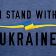 thumbnail image 3 of CafePress - I Stand With Ukraine Womens Tri Blend T Shirt - Womens Tri-blend T-Shirt, 3 of 4