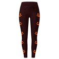 thumbnail image 4 of DHFJKG Halloween Leggings For Women Pumpkin Face Print High Waisted Stretchy Tights For Athletic Workout, 4 of 4