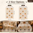 thumbnail image 2 of Fall Pumpkin Throw Blanket, Tufted 3D Sherpa Cozy Throw for Couch Bed Sofa, Ultra Soft Warm Autumn Harvest Decor & Thanksgiving Gift, 2 of 10