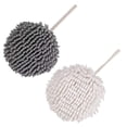 thumbnail image 2 of Miangastore Chenille Hand Towel Ball Shape 2Set 6.7x6.7in, 2 of 9