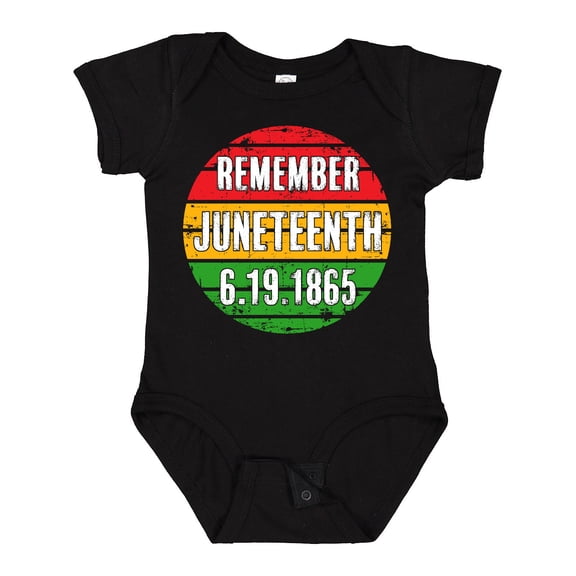 Inktastic Remember Juneteenth 6.19.1865 Boys or Girls Baby Bodysuit