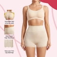 thumbnail image 3 of Women's Butt Lifter Shapewear Shorts with Removable Hip Pad & Butt Pad, High Waist Seamless Tummy Control Lace Hip Enhancer Shaper, 3 of 7