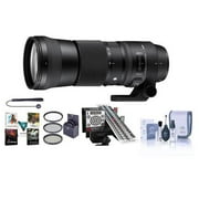 150-600mm f/5-6.3 DG OS HSM Contemporary Lens for Nikon F, Bundle with Datacolor Calibration Aid, ProOptic 95mm Filter Kit, Cleaning Kit, Lens Cap Tether, Software Kit