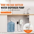 thumbnail image 2 of KFFKFF Water Pump Dispenser for 5 Gallon Bottles, Electric Drinking Water Pump System, Single Inlet, Suitable for Coffee/Tea Machines, Fridges, Ice Makers, 2 of 9