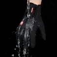 thumbnail image 2 of Winter Gloves Touch Screen Riding Motorcycle Sliding Waterproof Sports Gloves With Fleece, 2 of 10