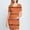 Orange, variant on Womens Maternity Dress Purple Bodycon Ruched Side Dress Casual Short Sleeve Dress for Daily Wearing Or Baby Shower S-XL