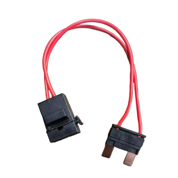 Adaptador de fusible de arnés de enchufe de 2 pines Yotijar con caja de fusibles negra