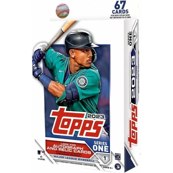 2023 Topps Series 1 Baseball Factory Sealed Hanger Box 67 Cards