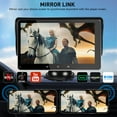 thumbnail image 3 of Pantalla Apple Carplay para automóvil, Carplay inalámbrico de 7" y estéreo para automóvil Android, pantalla táctil portátil con Mirror Link/navegación GPS/AUX/control de voz/Bluetooth para todos los v, 3 of 5