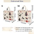 thumbnail image 2 of FORMRS Womens Corduroy Tote Bag Crossbody Shoulder Handbag with Pocket, Christmas Forest, 2 of 7