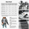 thumbnail image 4 of KISSMODA Women's Plaid Shirts Color Block Plaid Flannel Shacket Jacket Button Down Shirt Coat Tops, 4 of 6
