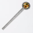 thumbnail image 2 of Sunflower Silver Lace-Edged Bookmark: a Timeless Gift for Readers and Book Lovers, 2 of 5