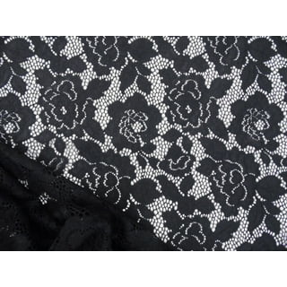 Payless Fabric 60 Nylon Spandex Apparel Fabric By the Yard, Black