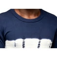 thumbnail image 6 of X RAY JEANS Mens Tie Dye Crewneck Sweater, Navy/White, L, 6 of 6