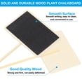 thumbnail image 3 of Uxcell 24Pcs Mini Chalkboard Signs with Easel Stand, Black (Forma Rectángulo, 6.7"x3.1"), 3 of 5