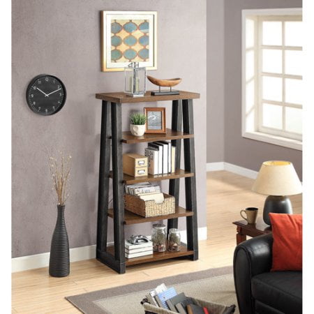 Better Homes And Gardens Mercer 5-Shelf Tower, Vintage Oak Better Homes and Gardens Mercer 5-Shelf Tower, Vintage Oak - Walmart.com - Better Homes And Gardens Mercer 5-Shelf Tower, Vintage Oak