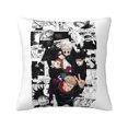 thumbnail image 1 of Funda de almohada súper suave Jujutsu Kaisen con cremallera para dormitorio, sofá, sillón, fundas de almohada mullidas y acogedoras para todas las estaciones, almohada cuadrada, 1 of 8