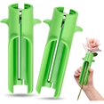 thumbnail image 1 of wonima02 2 Pcs Rose Thorn Stripper Tool Thorn Remover for Roses Leaf Stripper Tool Flower Stem Cleaner Cutter to Removal Leaf for Home Flower Shop Gardening Floral Arrangement (Green), 1 of 1