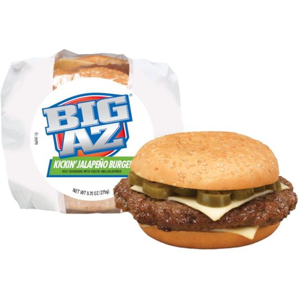 Advance Pierre Big Az Jalapeno Cheeseburger 9.7oz (PACK OF 10)