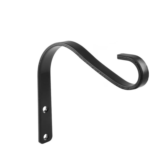 Plant Hangers Outdoor,Iron Wall Hooks For Hanging Plants,Rustic Metal Plant Hanger Bracket, Heavy Duty Outdoor Indoor Wall Mount Hook For Lanterns Wind Chimes Bird Feeder Garden Patio Decor 1 Pack